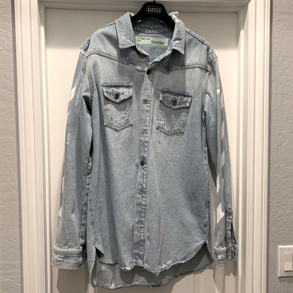 Off-White Men’s Denim Jacket Temperature 2018